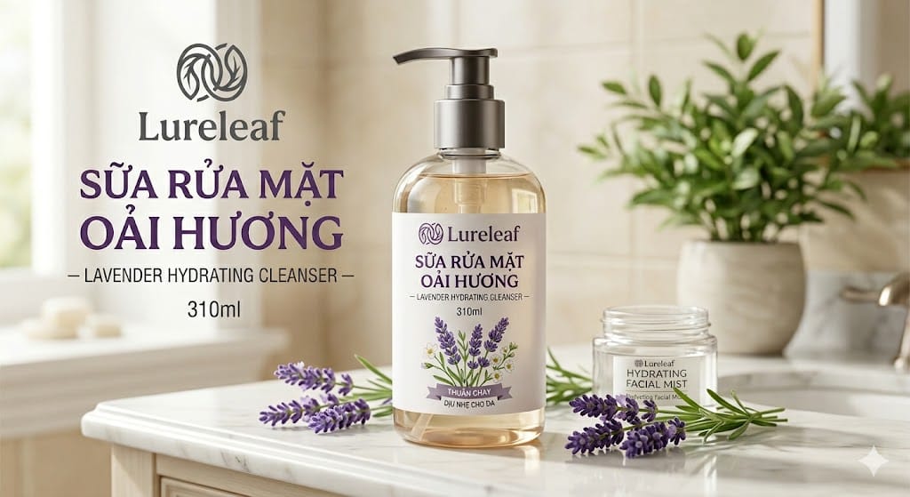 Sữa Rửa Mặt Oải Hương – Lavender Hydrating Cleanser (310ml)
